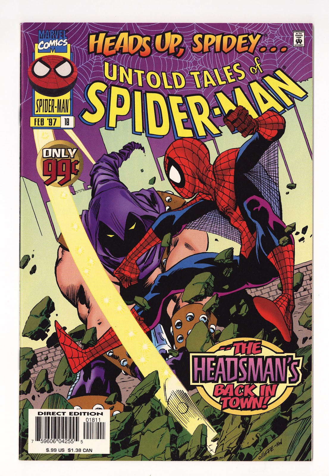 Untold Tales of Spider-Man 18 High Grade (1997) 