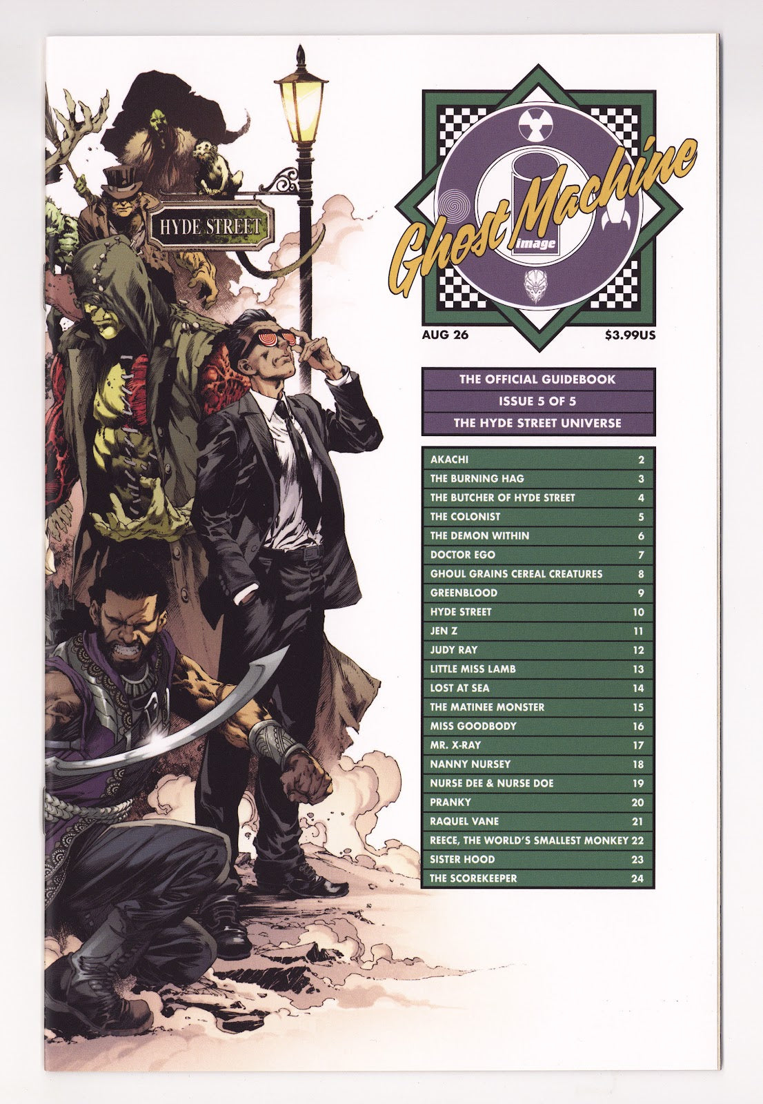 Ghost Machine the Official Guidebook 5 Reis Wraparound Variant (2026)