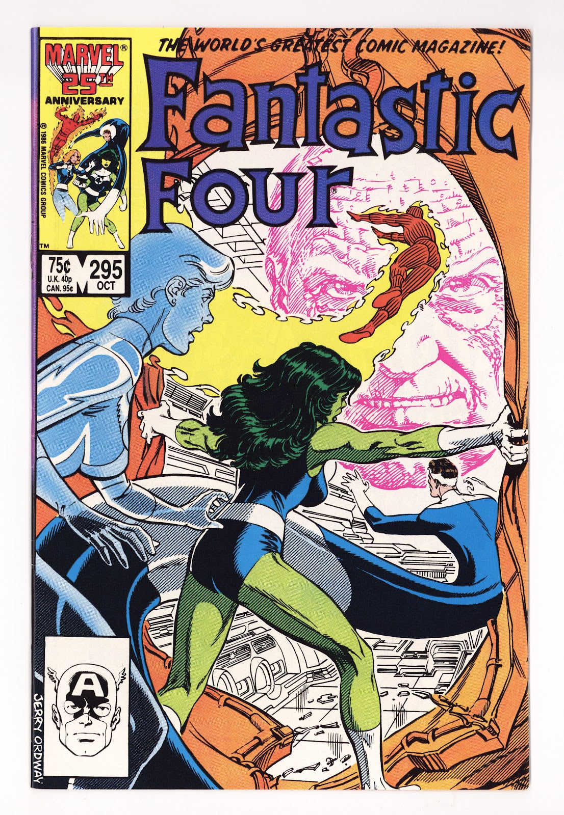 Fantastic Four Vol 1 295 Mid Grade (1986) 