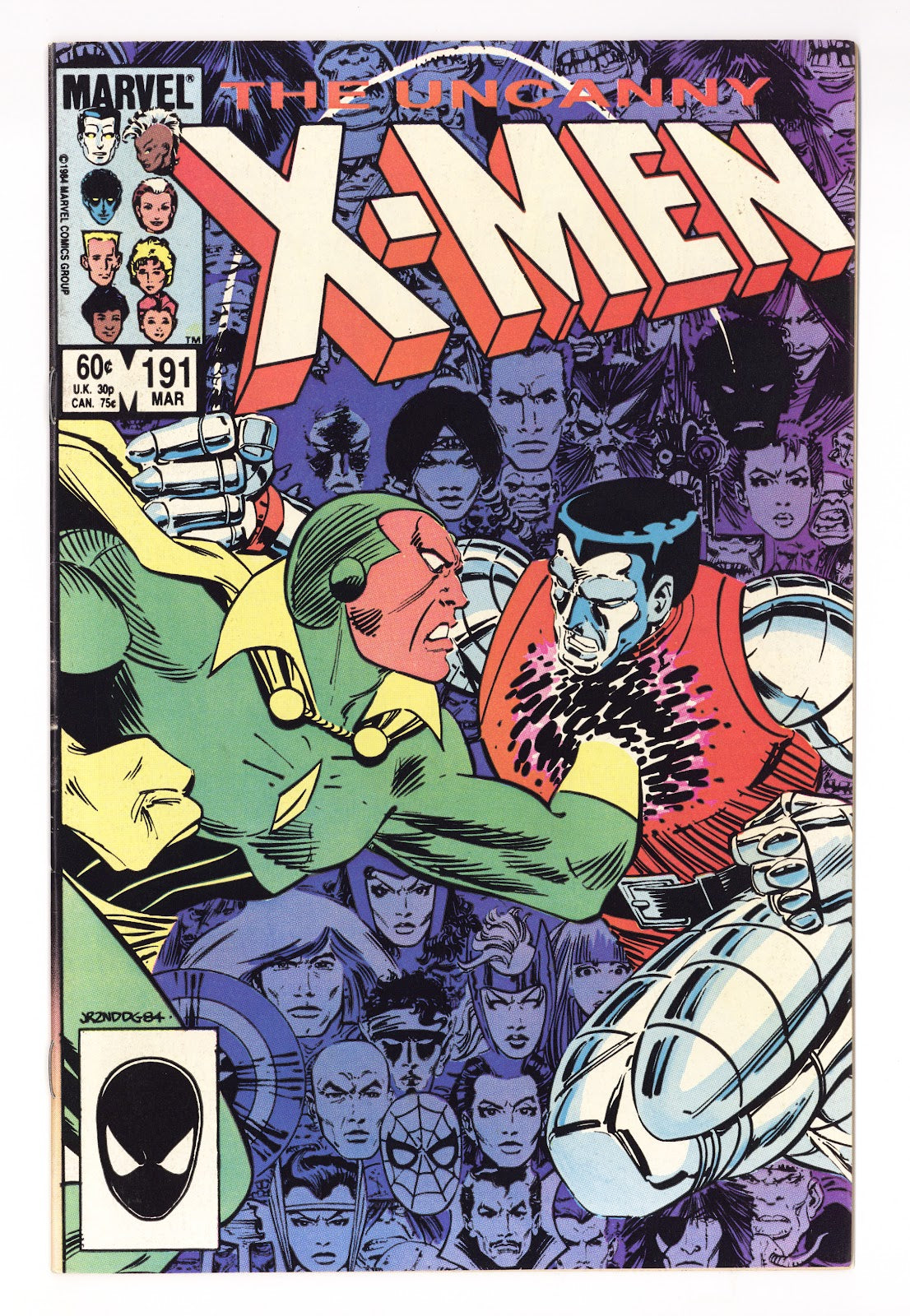 The Uncanny X-Men Vol 1 191  VF- (7.5)   (1985)     