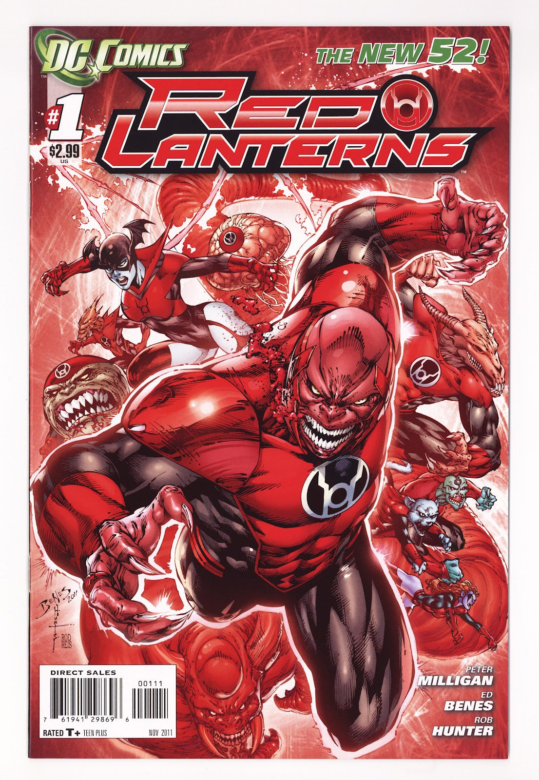 Red Lanterns 1 High Grade (2011) 