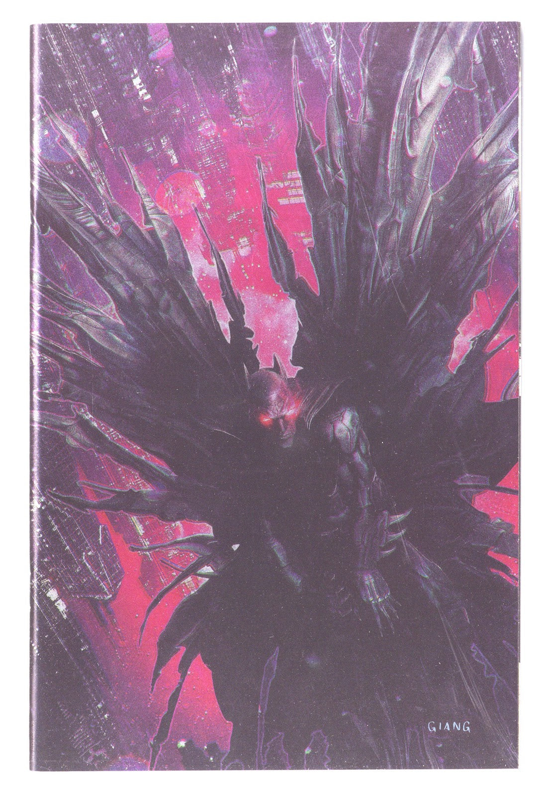 Batman Vol 3 125 NM- (9.2) (2022) Giang Pink Foil Virgin Exclusive Variant 