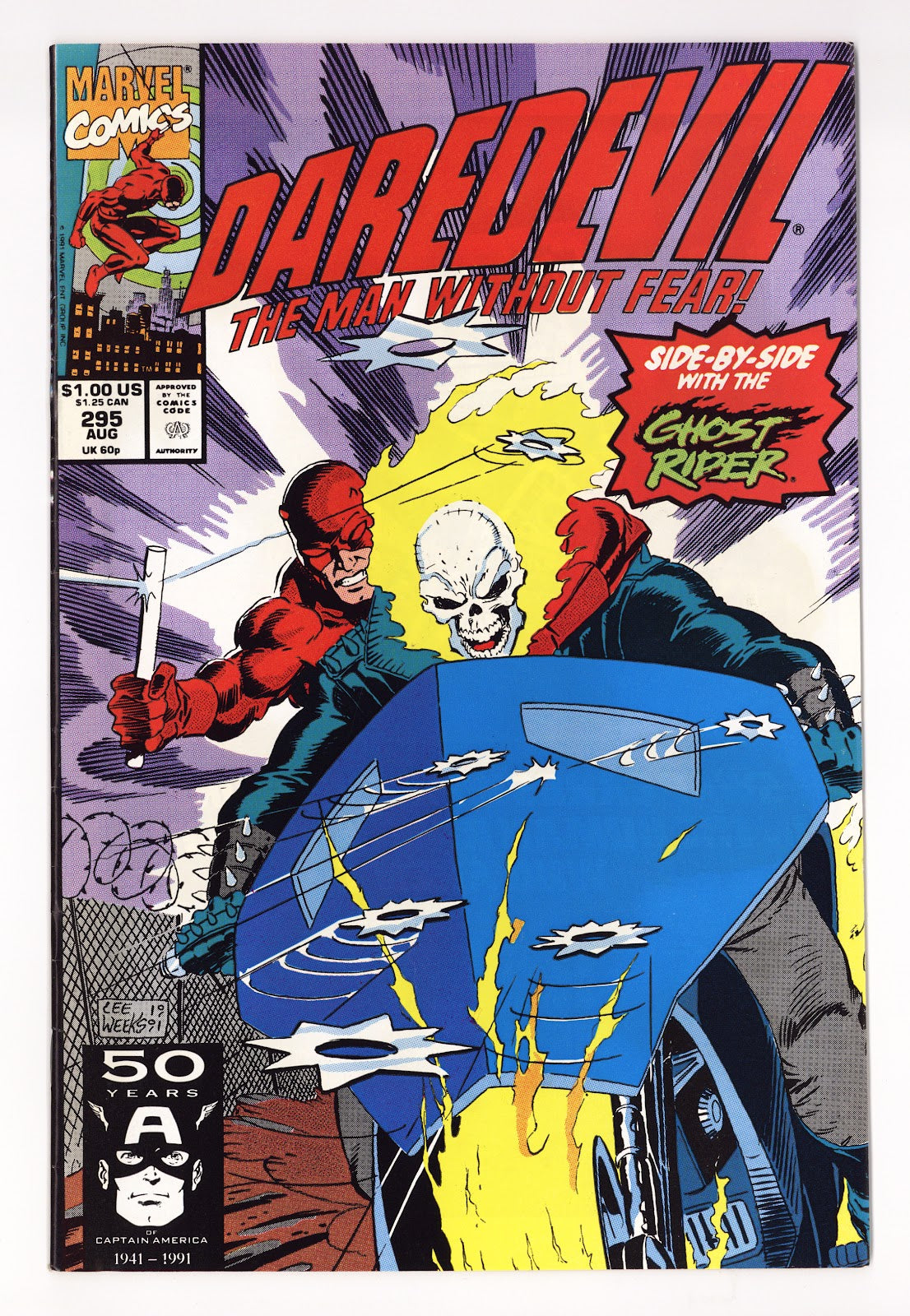 Daredevil Vol 1 295  Mid Grade   (1991)     