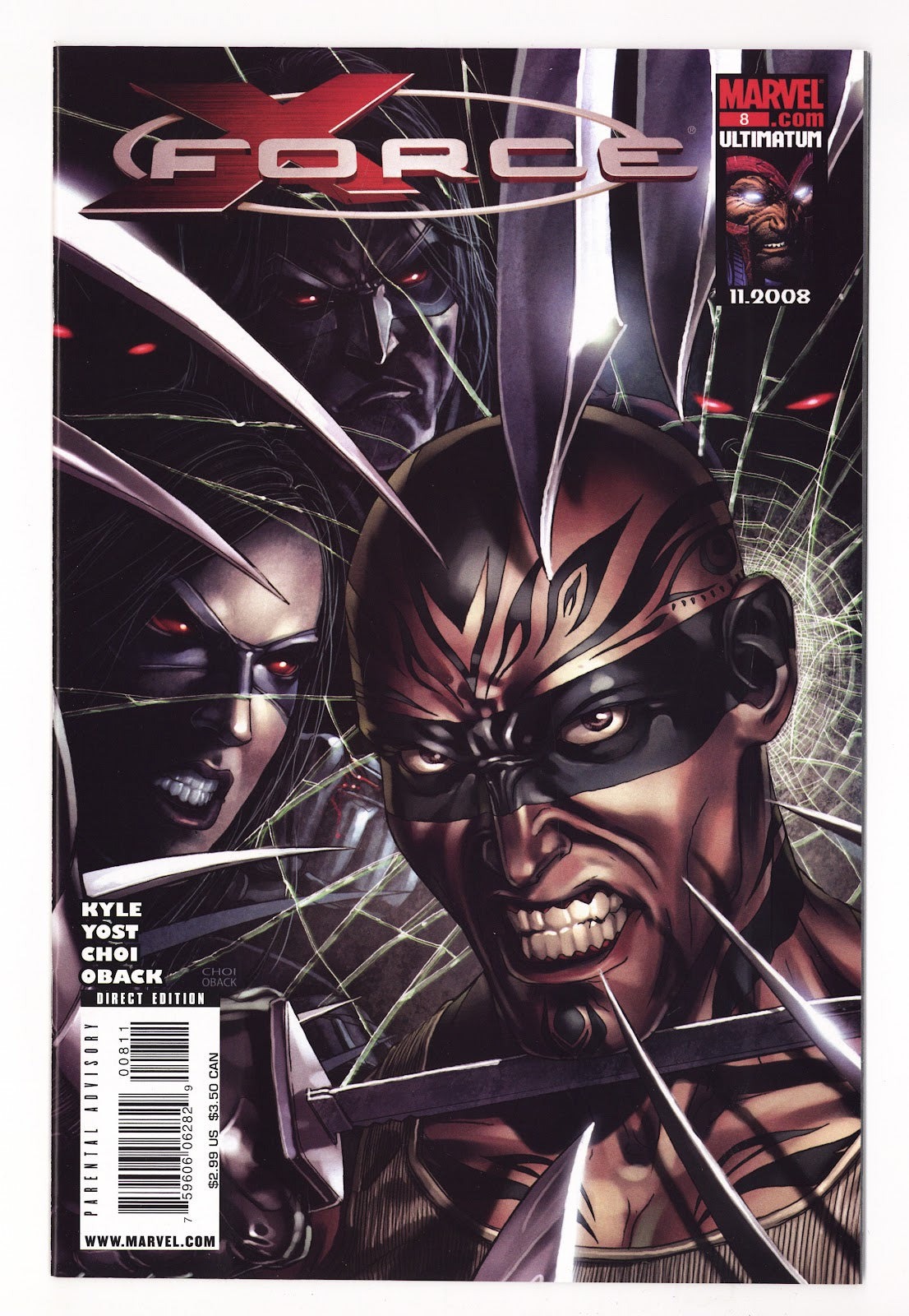 X-Force Vol 3 8  High Grade   (2008)     