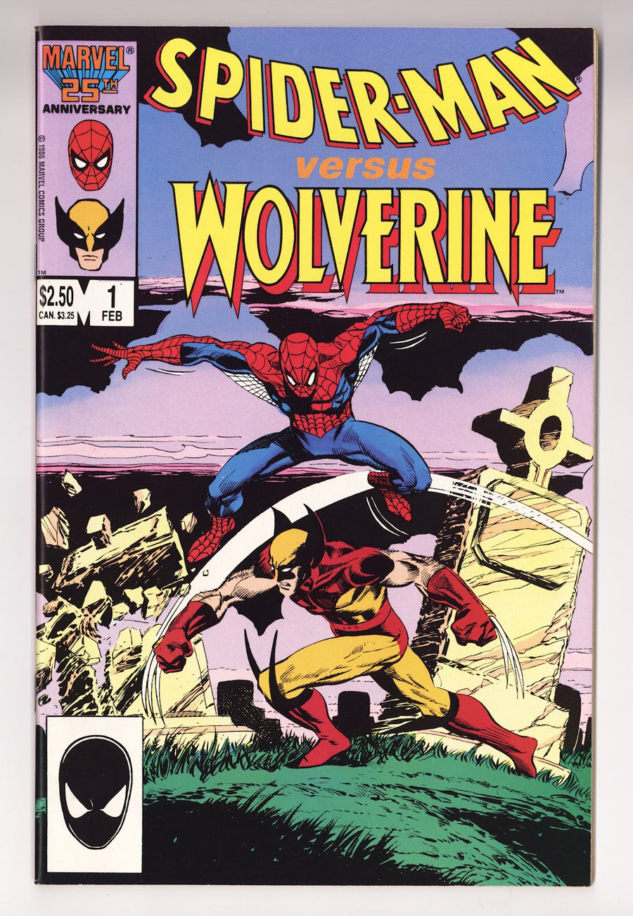 Spider-Man vs. Wolverine Vol 1 1  VF+ (8.5)   (1987)     