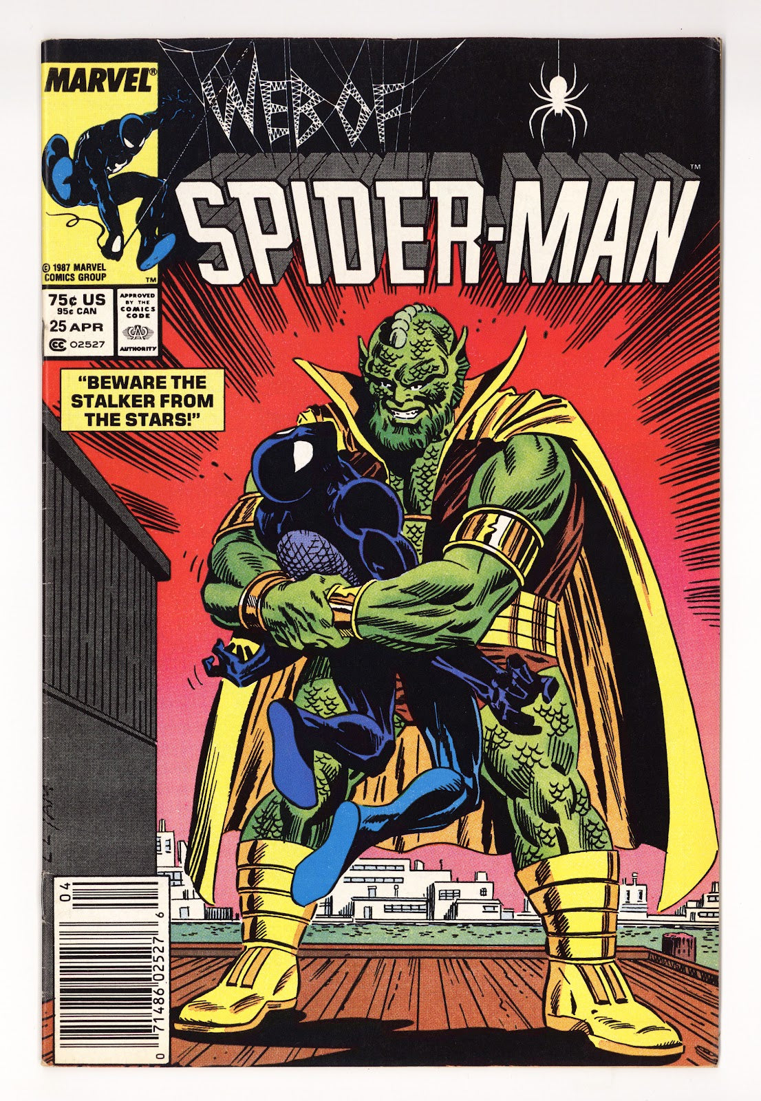 Web of Spider-Man Vol 1 25  Mid Grade   (1987)   Newsstand