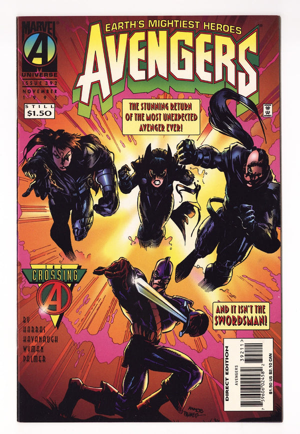 The Avengers Vol 1 392  High Grade   (1995)