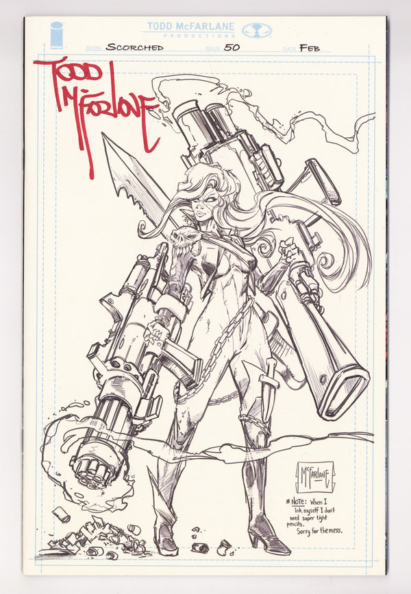 Spawn Scorched 50 Mcfarlane Signed Virgin Incentive NM- (2026)