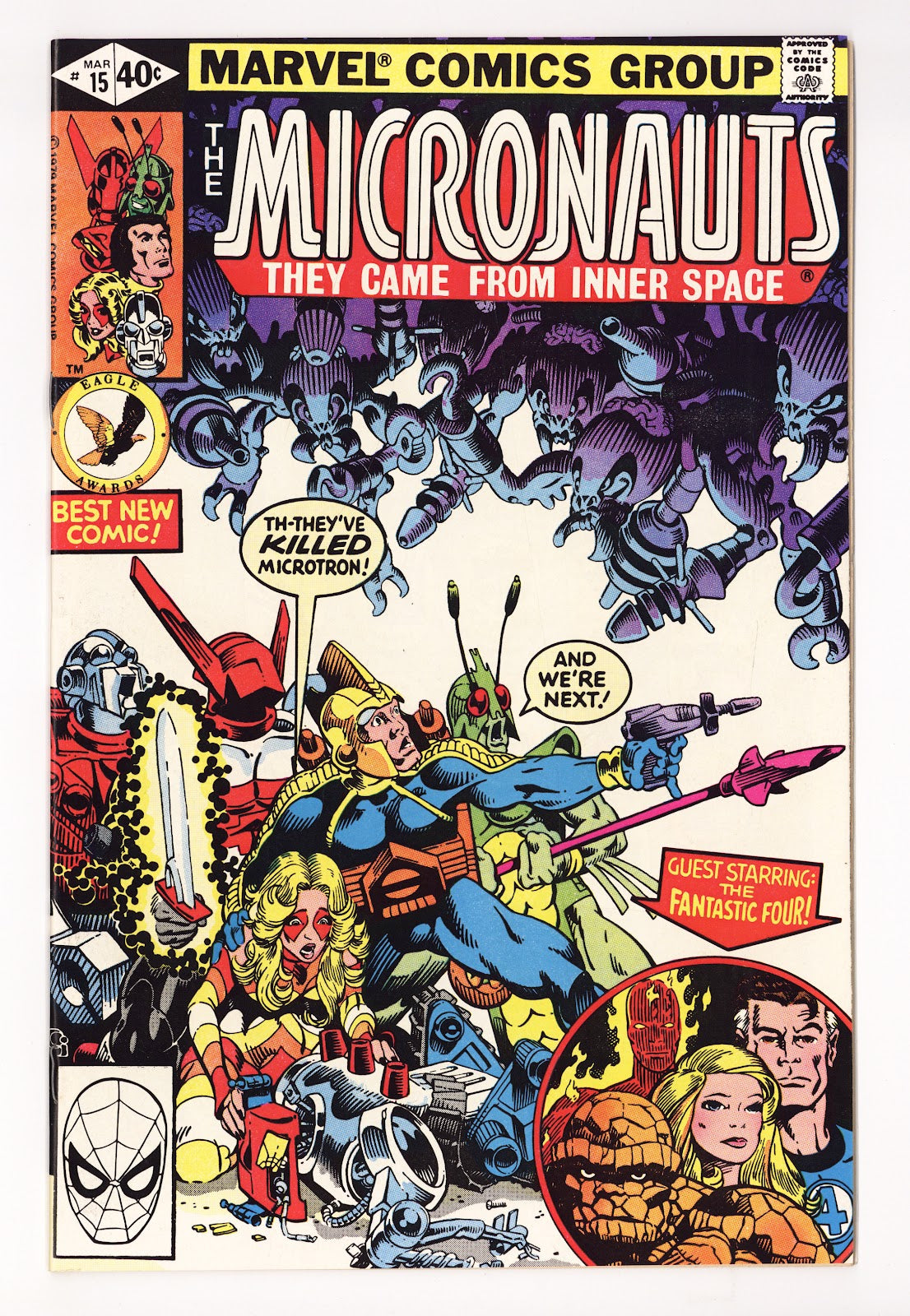 Micronauts Vol 1 15  High Grade   (1980)     
