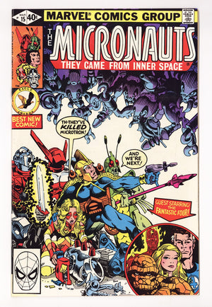 Micronauts Vol 1 15  High Grade   (1980)