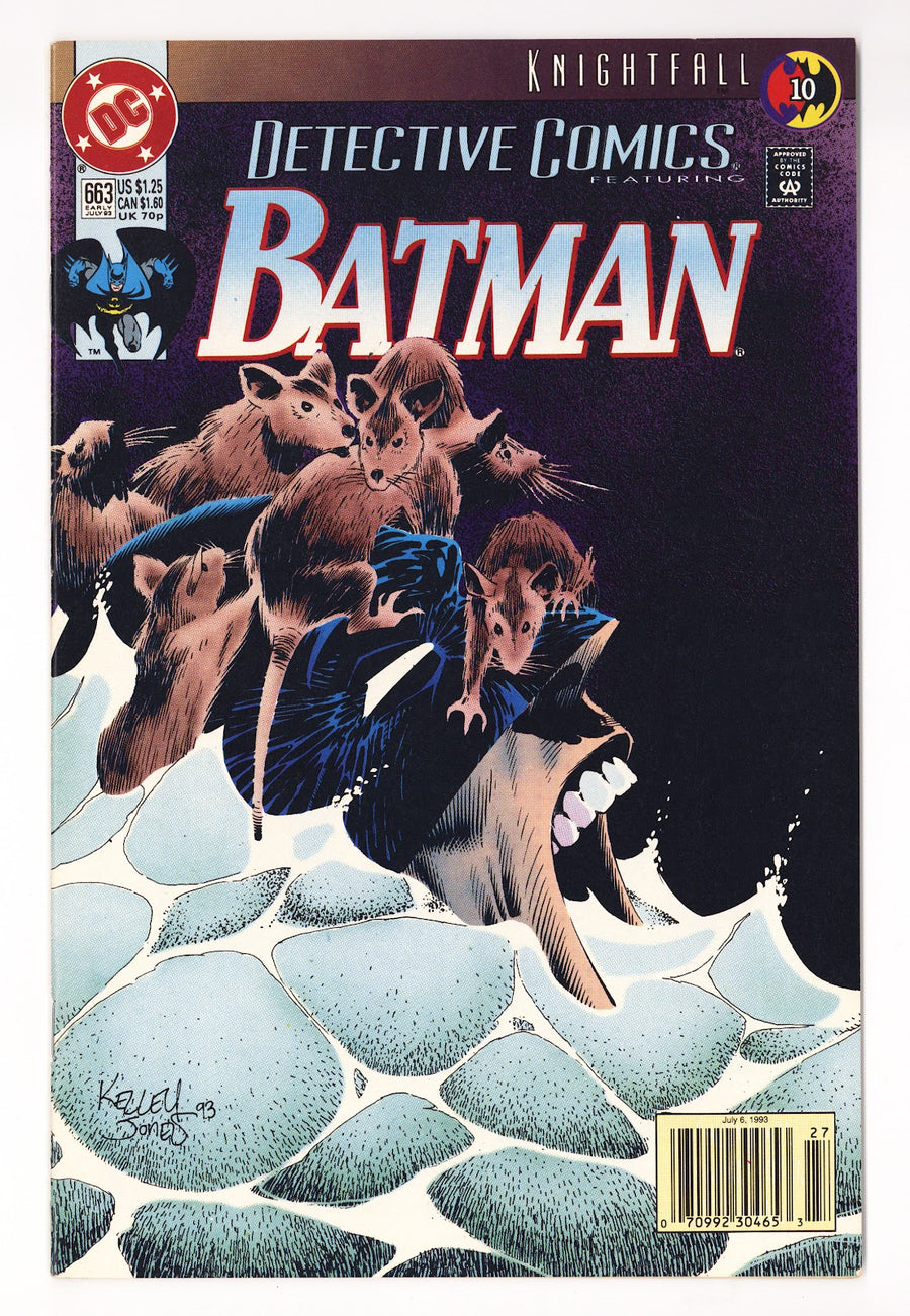 Detective Comics Vol 1 663  High Grade   (1993)   Newsstand