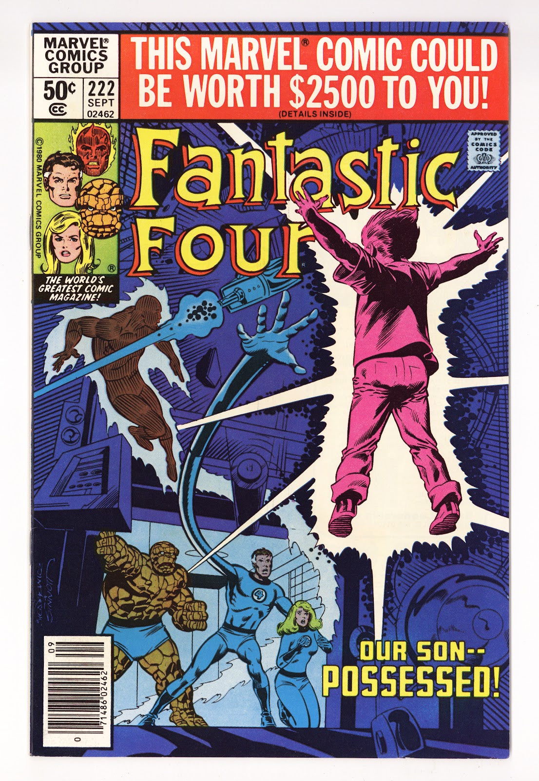 Fantastic Four Vol 1 222 High Grade (1980) Newsstand 