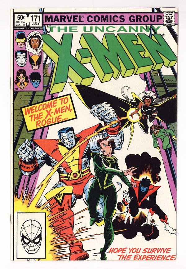 The Uncanny X-Men Vol 1 171  FN+ (6.5)   (1983)