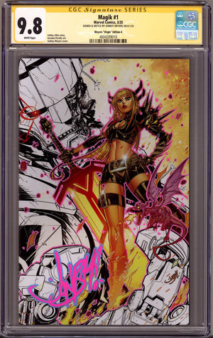 Magik Vol 2 1 CGC 9.8 (NM/M)   (2025) Meyers Virgin  Exclusive Variant  Signed / Remarked x1 Cover Jonboy Meyers
