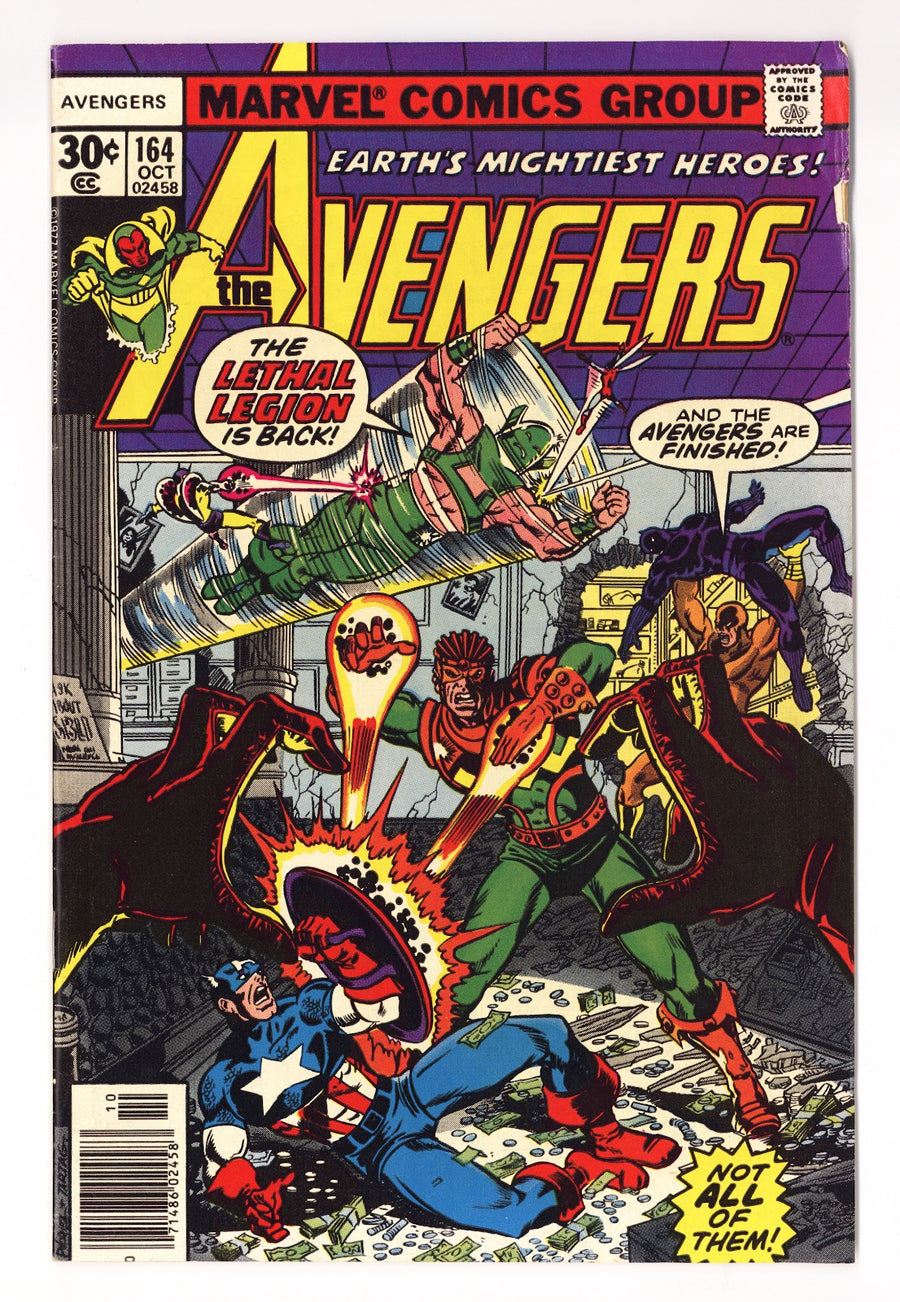 The Avengers Vol 1 164  Mid Grade   (1977)   30¢  