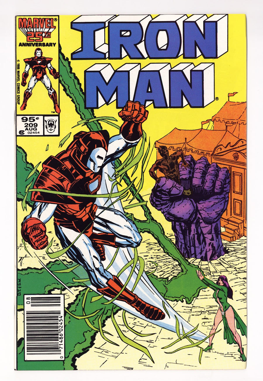 Iron Man Vol 1 209 Mid Grade (1986) Canadian Price Variant 