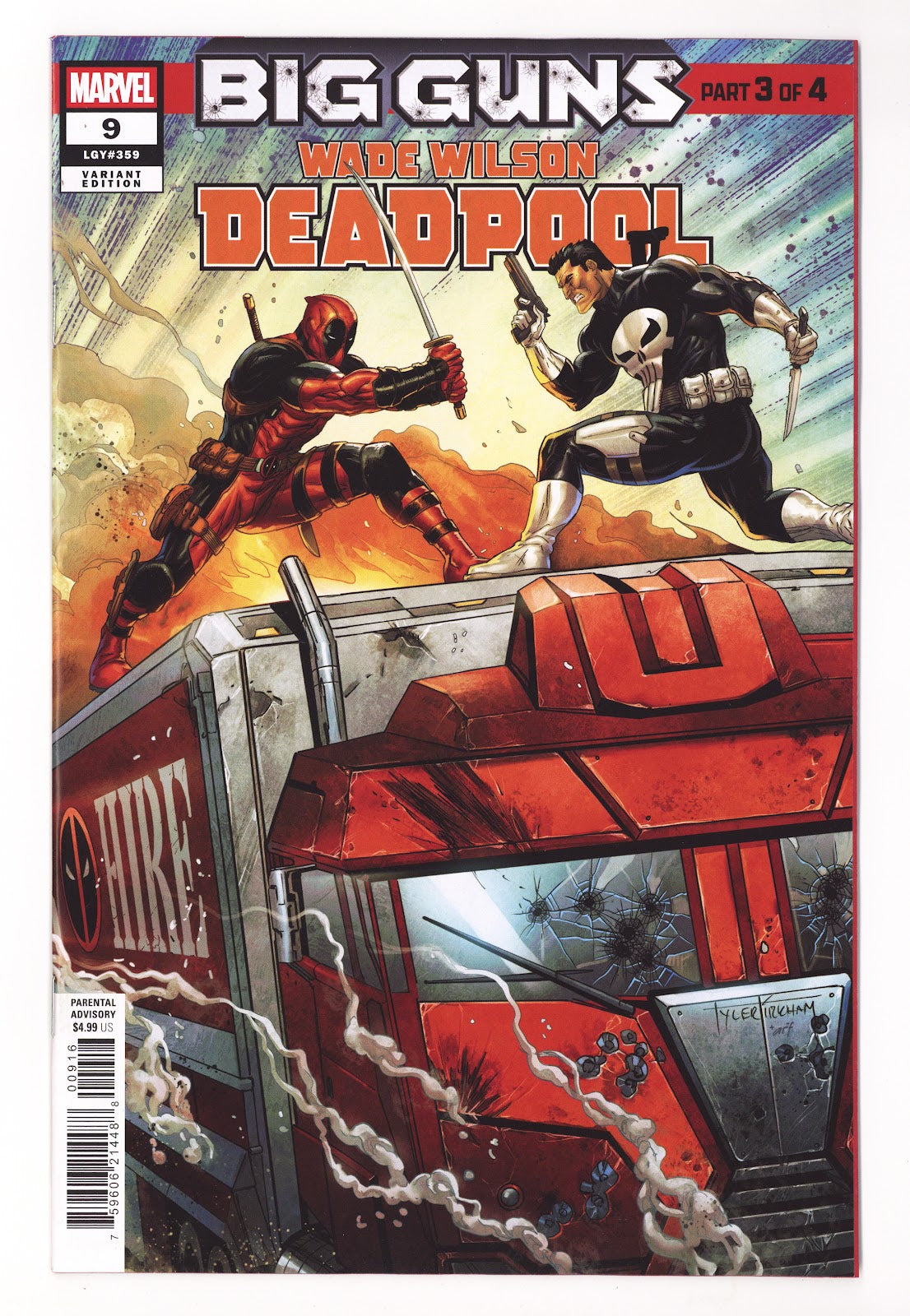 Wade Wilson: Deadpool #9 NM- (9.2) (2026) Kirkham Incentive