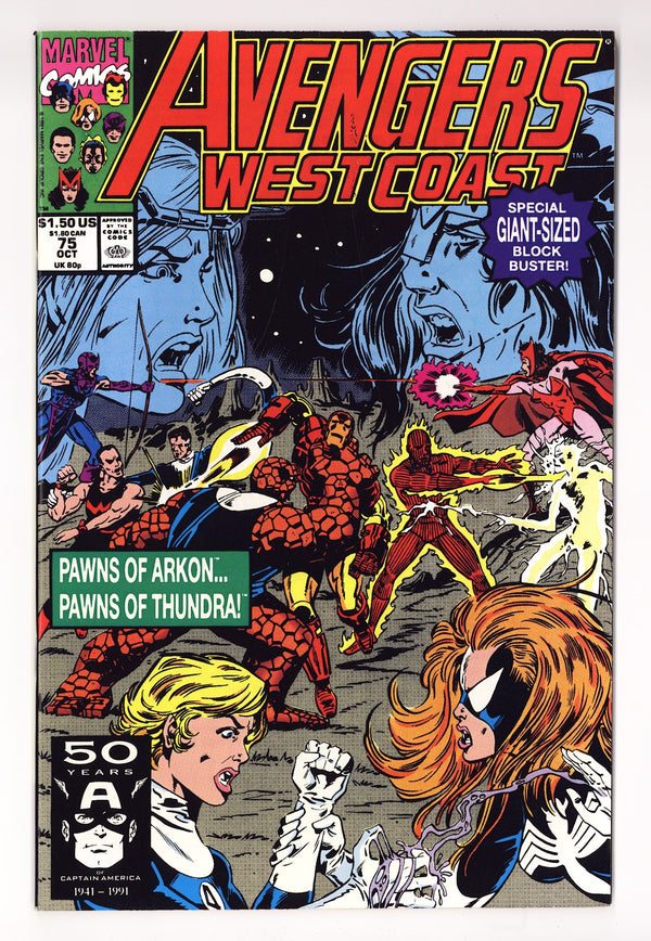 Avengers West Coast Vol 2 75 High Grade (1991) Direct