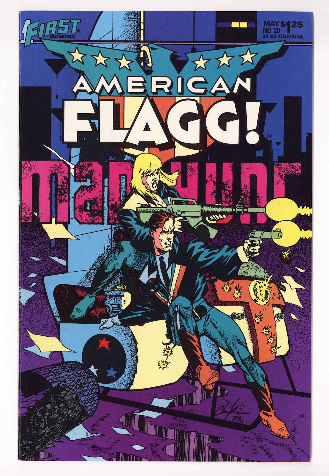 American Flagg! Vol 1 20 High Grade (1985)  