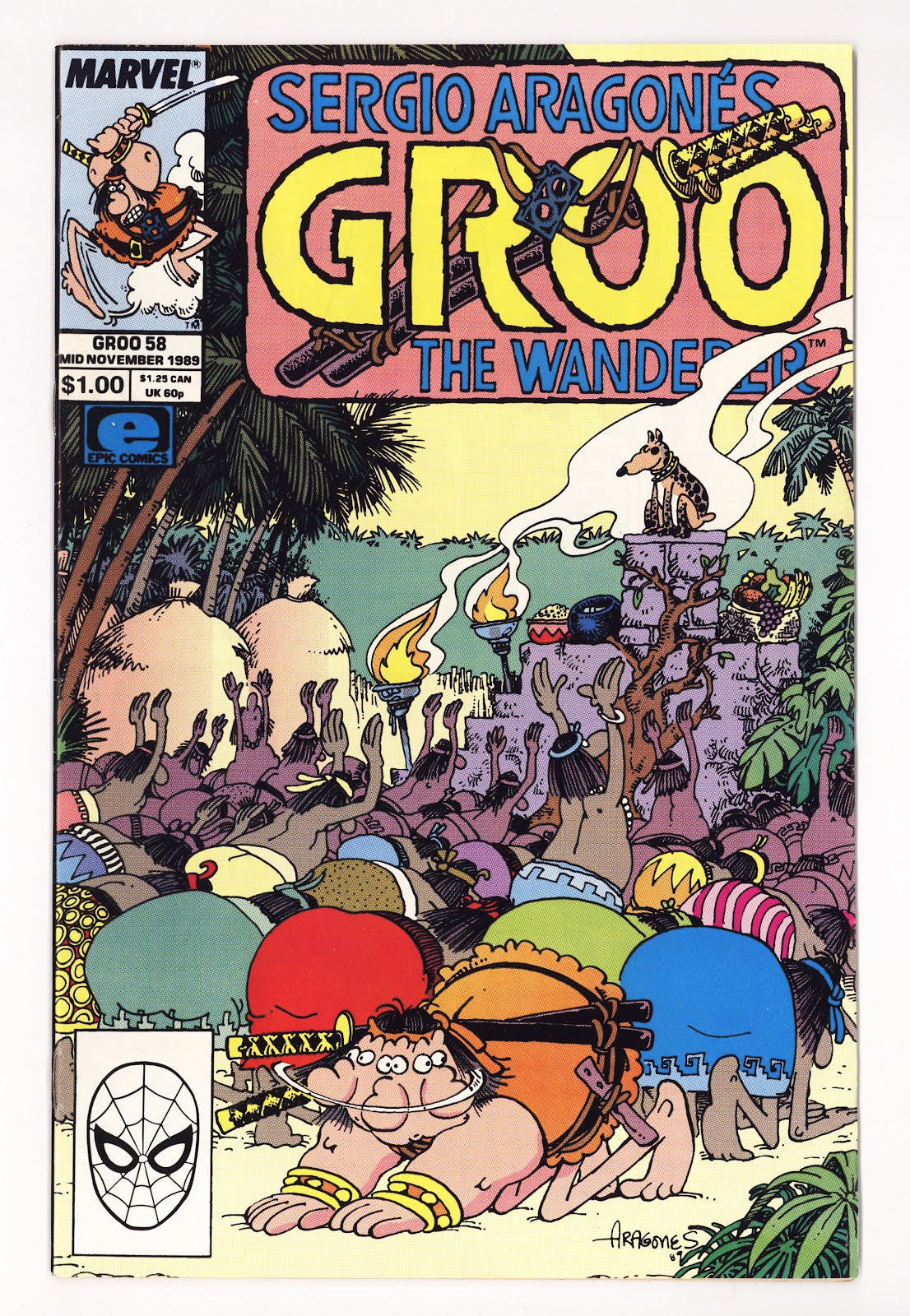 Sergio Aragones Groo the Wanderer 58 High Grade (1989) Direct 