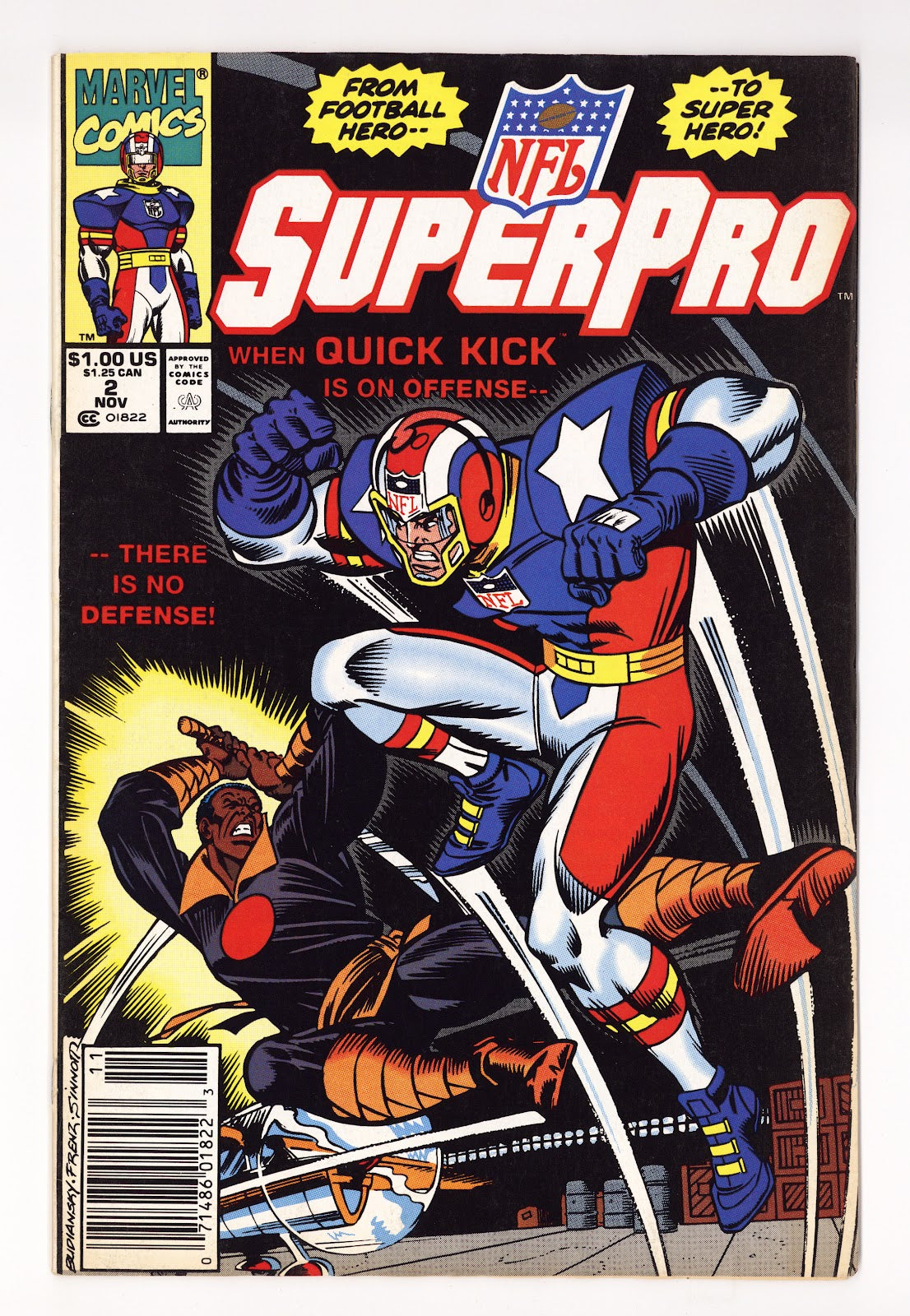 NFL Superpro   2  Low Grade   (1991)   Newsstand  