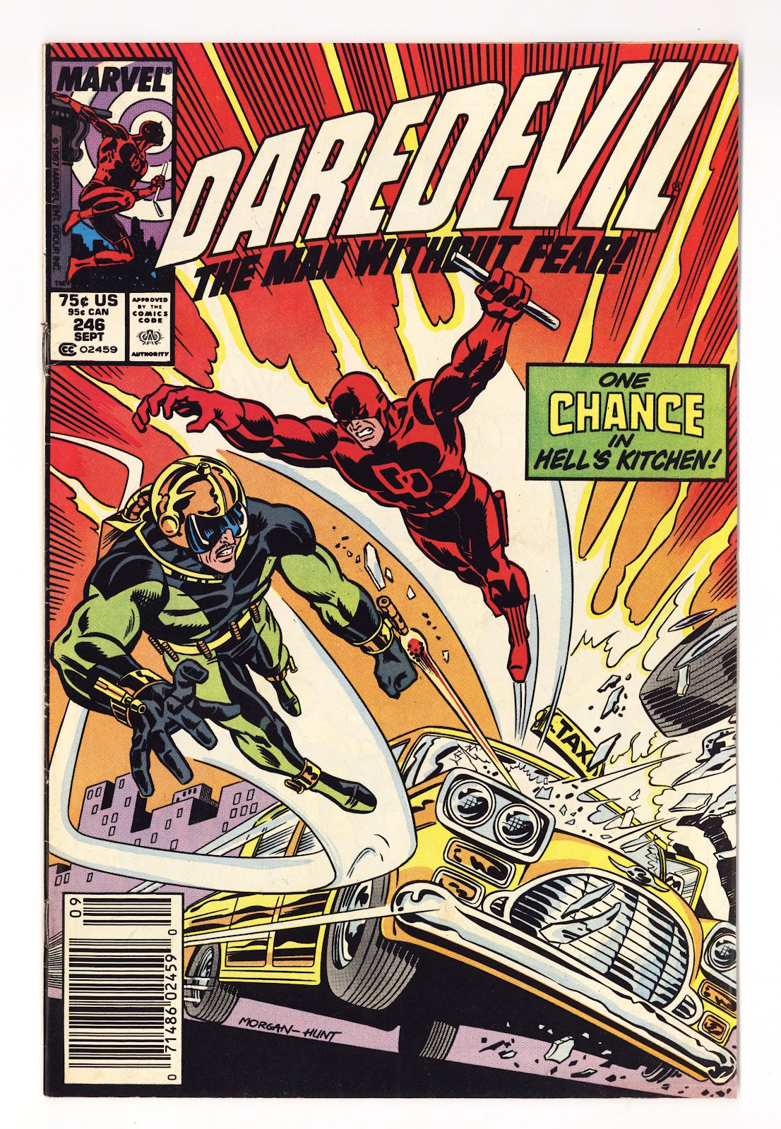 Daredevil Vol 1 246  Low Grade   (1987)   Newsstand