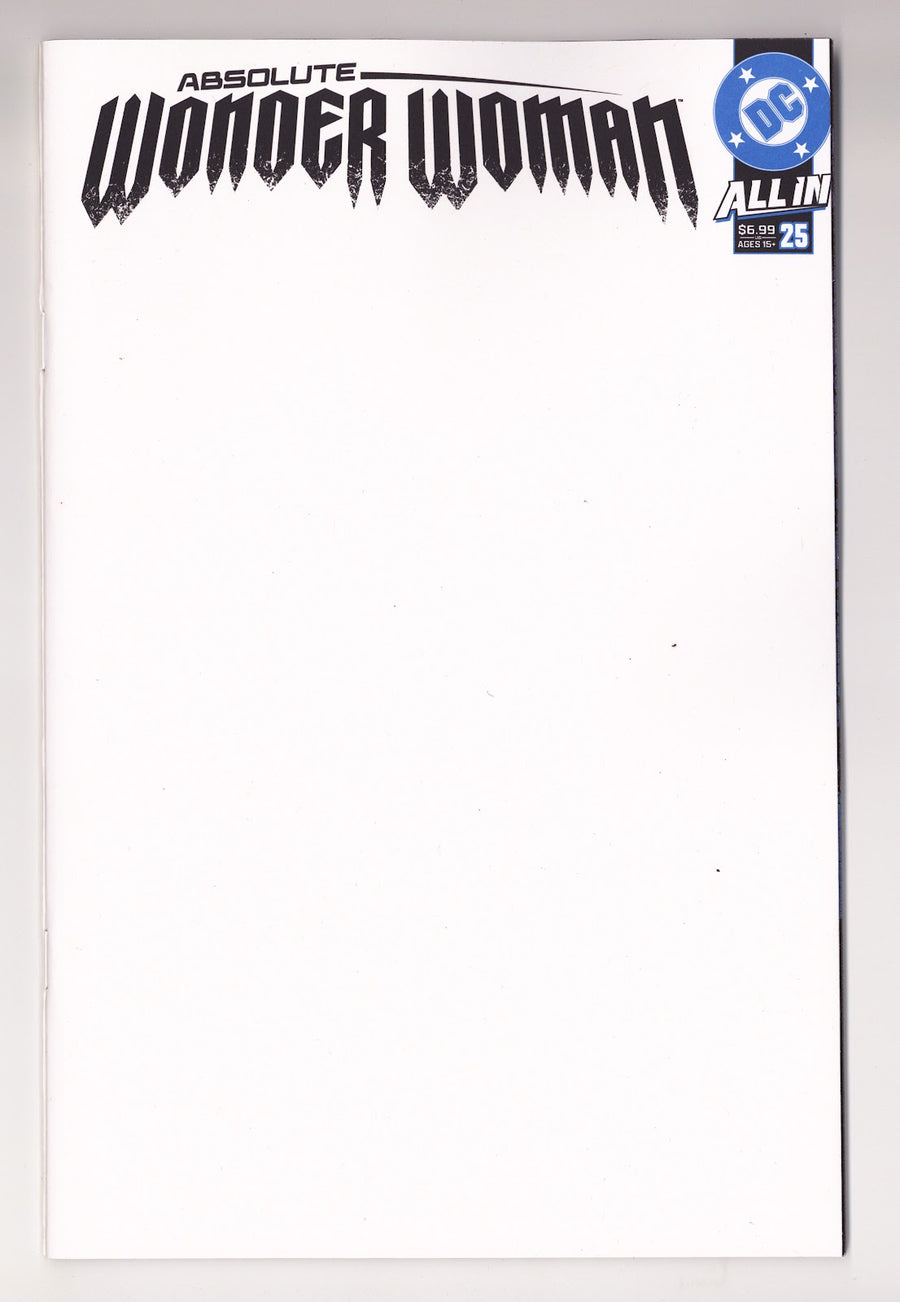 Absolute Wonder Woman #25 (2026) Blank Variant