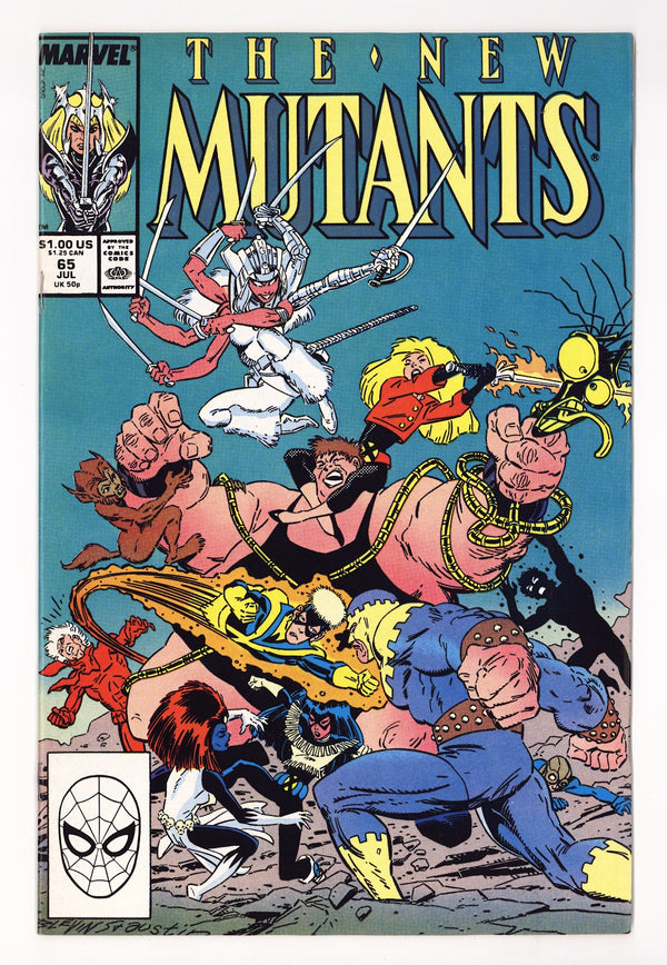 The New Mutants Vol 1 65 Mid Grade (1988) Direct