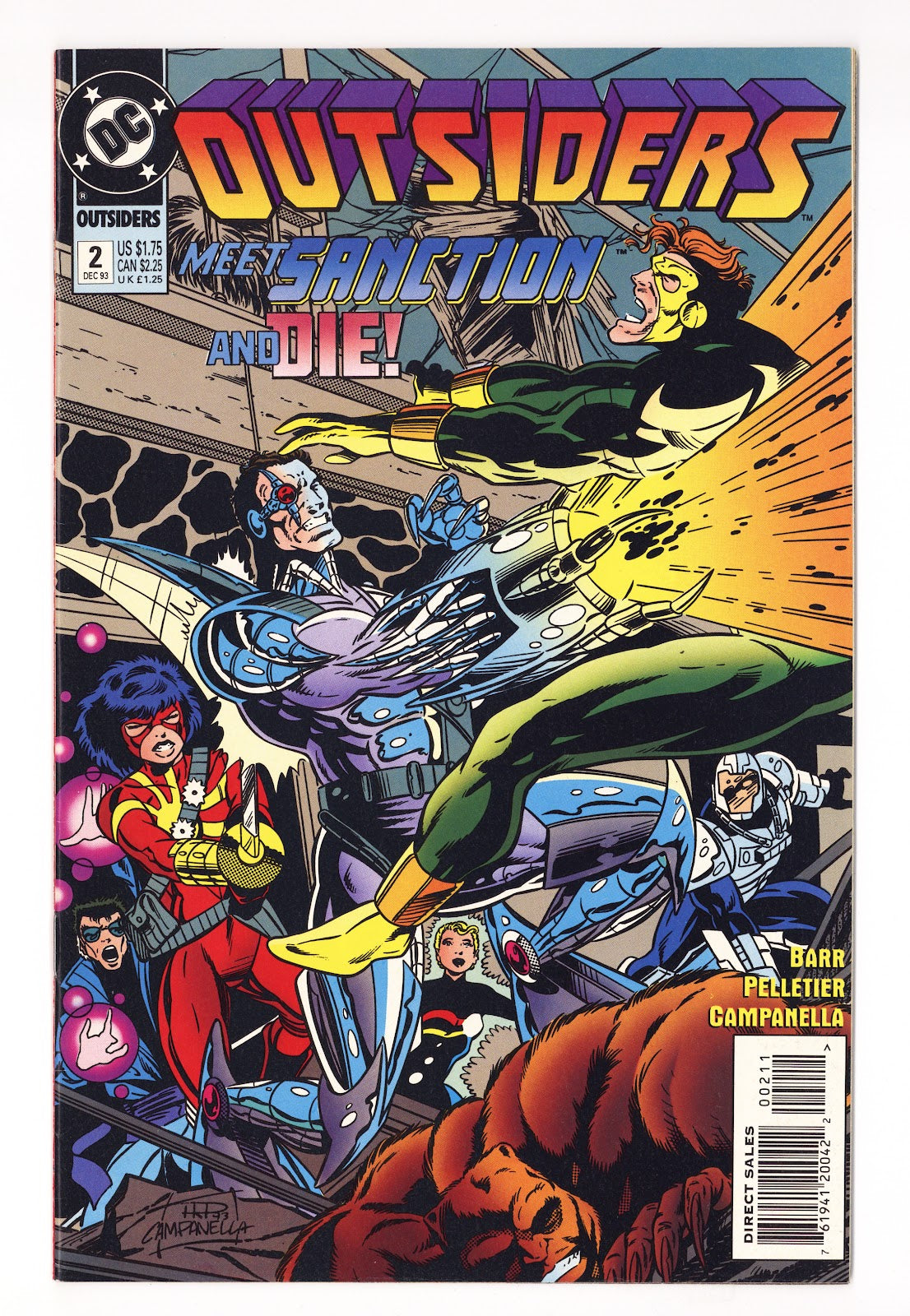 Outsiders Vol 2 2  High Grade   (1993)