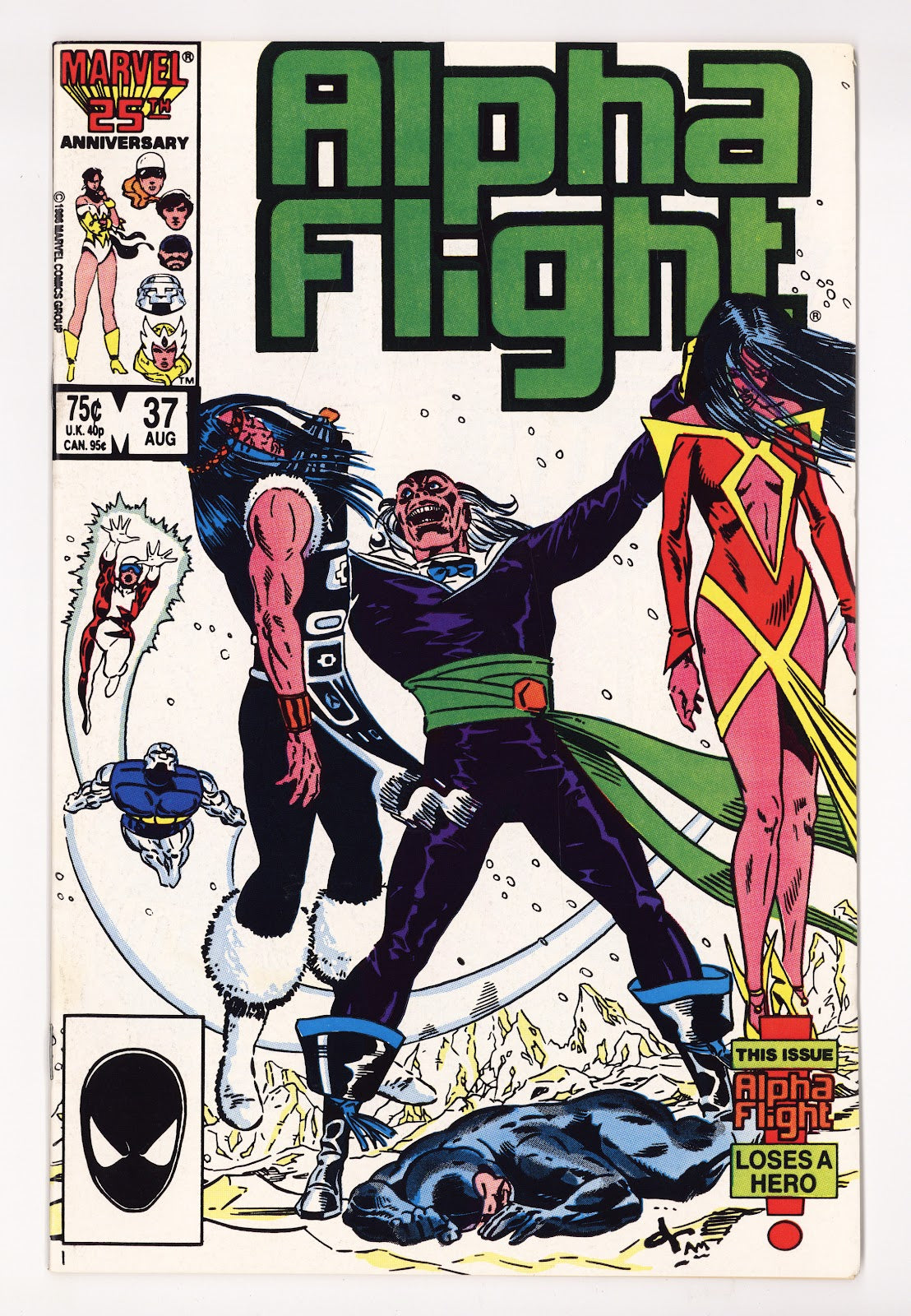 Alpha Flight Vol 1 37 High Grade (1986) Direct 