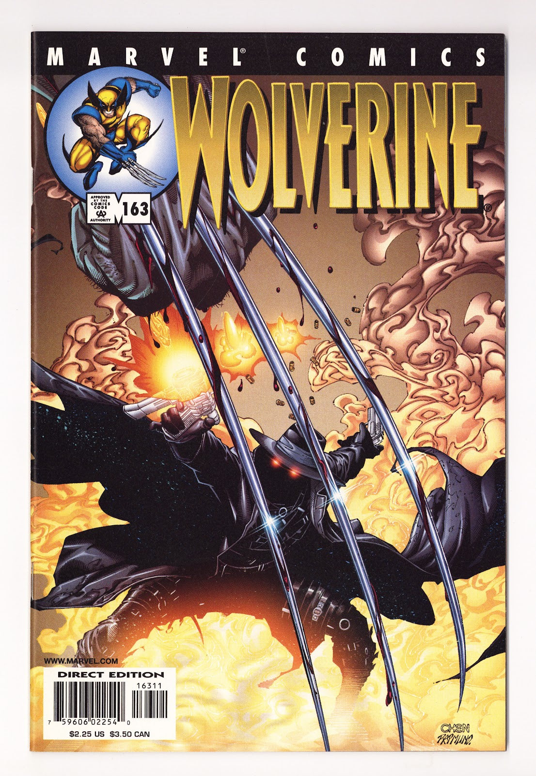 Wolverine Vol 2 163  High Grade   (2001)     