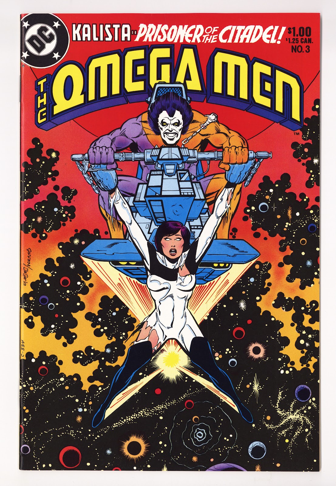 The Omega Men Vol 1 3 VF+ (8.5) (1983) 
