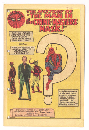 The Amazing Spider-Man Vol 1 26 Coverless (1965)
