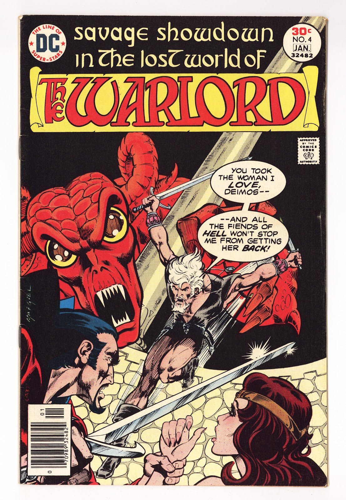 Warlord Vol 1 4  Low Grade   (1976)     