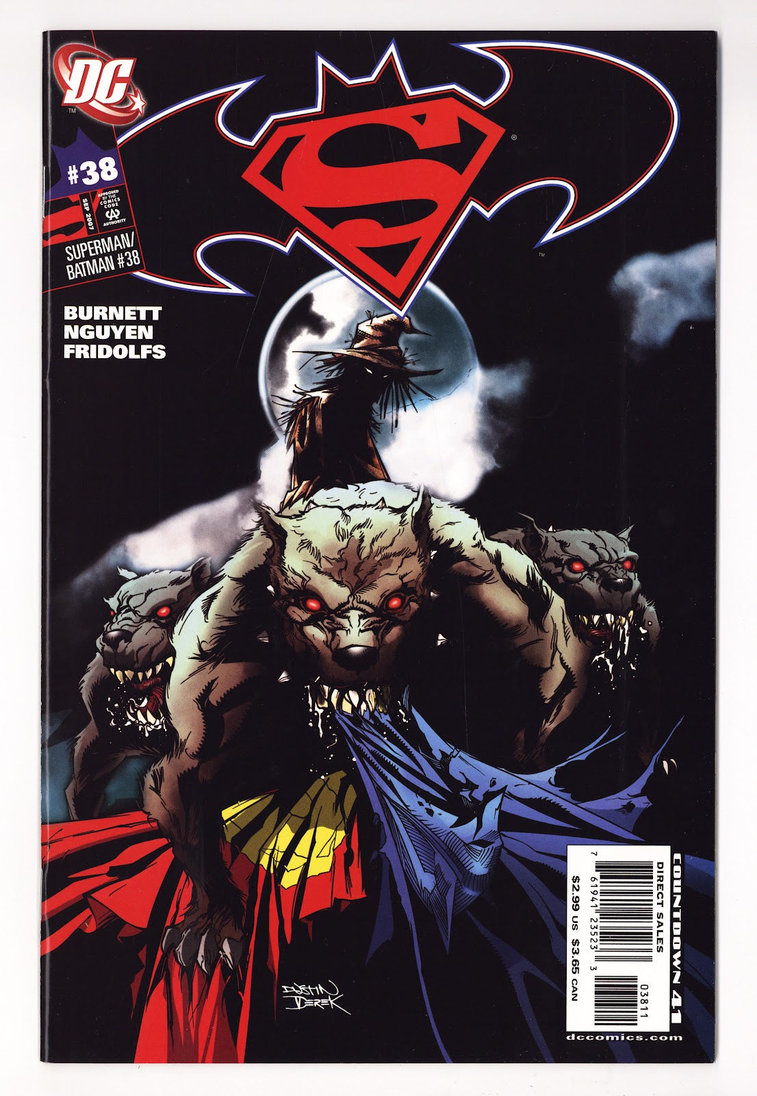 Superman / Batman   38  High Grade   (2007)   Dustin Nguyen / Derek Fridolfs Cover  