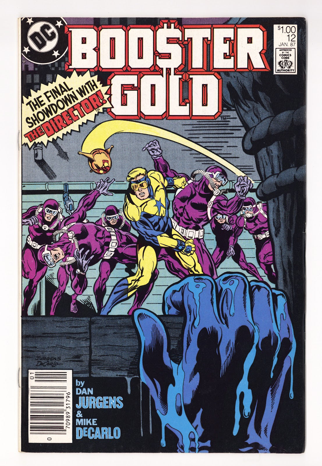 Booster Gold Vol 1 12  Mid Grade   (1987)   Canadian Price Variant  
