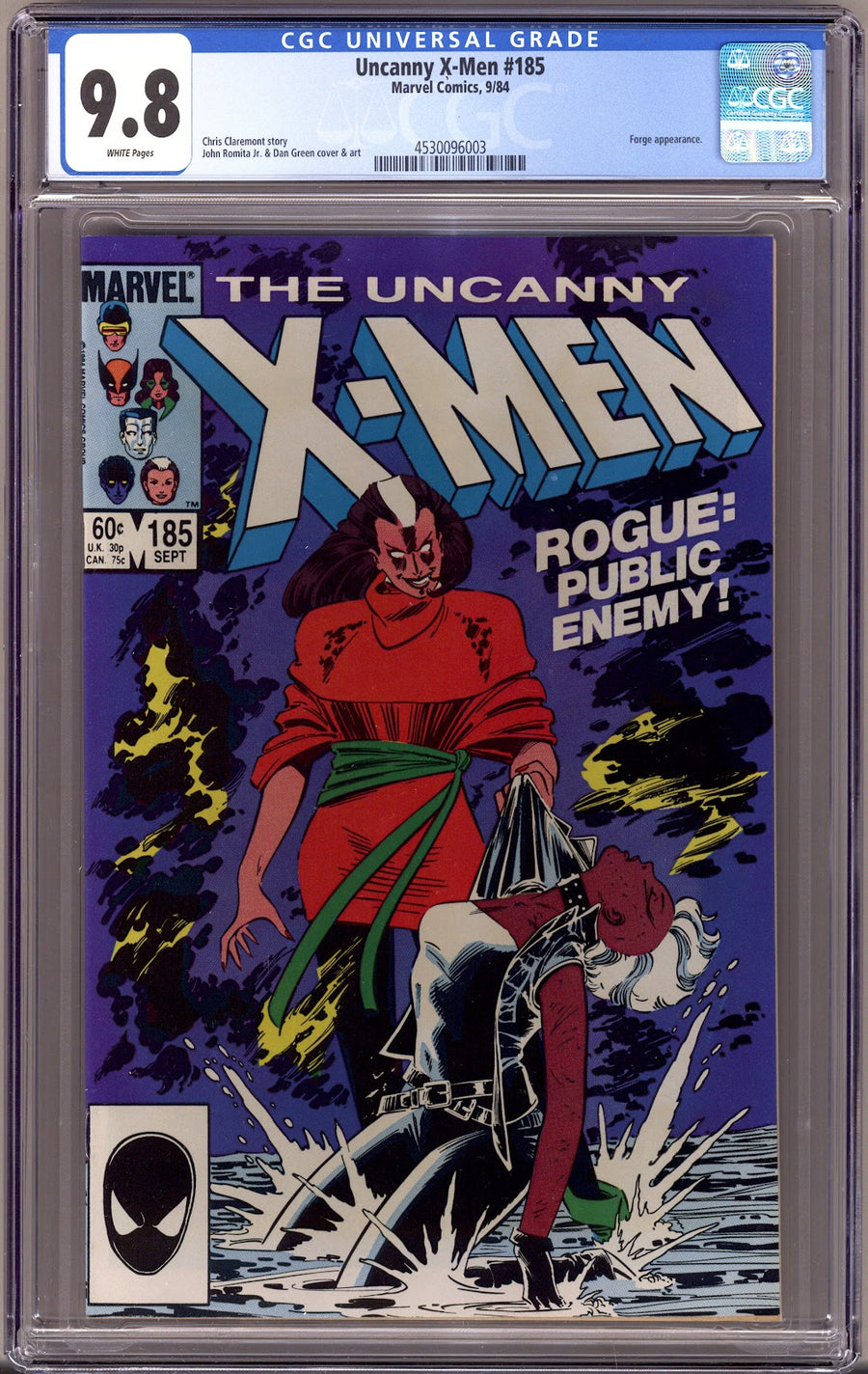 The Uncanny X-Men Vol 1 185 CGC 9.8 (NM/M)   (1984)