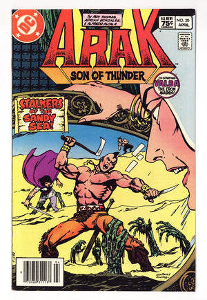 Arak / Son of Thunder   20  Mid Grade   (1983)   Canadian Price Variant