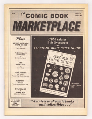 Comic Book Marketplace Vol 1 2 VF- (7.5) (1991)
