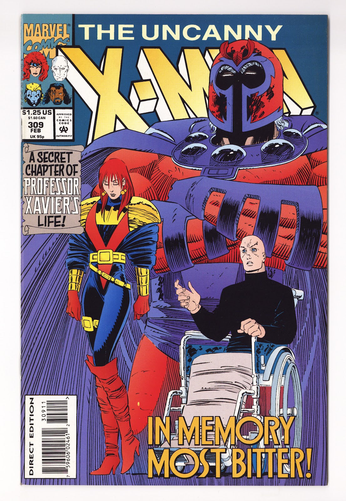 The Uncanny X-Men Vol 1 309  High Grade   (1994)