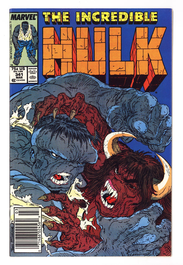 The Incredible Hulk Vol 1 341 FN+ (6.5) (1988) Newsstand