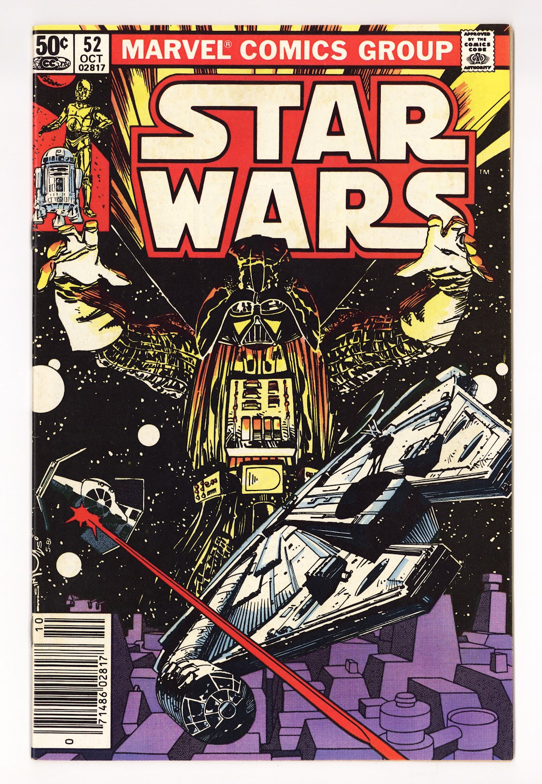 Star Wars Vol 1 52  FN/VF (7.0)   (1981)   Newsstand  