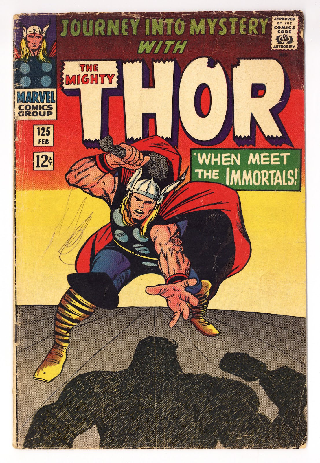 Journey into Mystery Vol 1 125 VG- (3.5) (1966) 