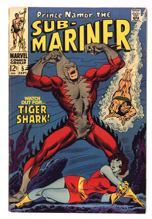 Sub-Mariner Vol 1 5 FN+ (6.5) (1968)