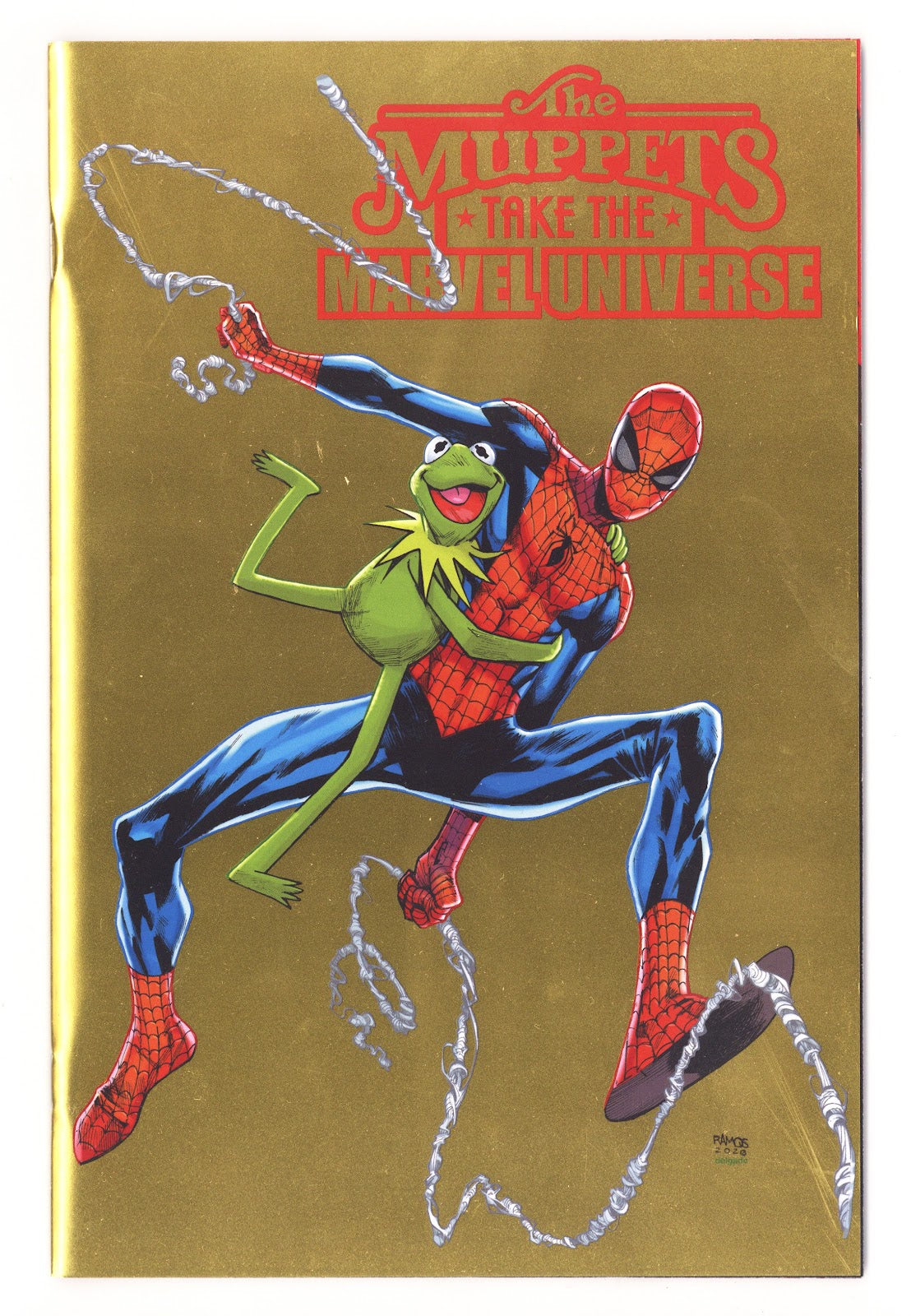 The Muppets Take The Marvel Universe   1  NM- (9.2)   (2026) Ramos Gold Foil  Variant
