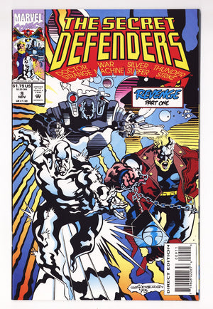 The Secret Defenders Vol 1 9 High Grade (1993)