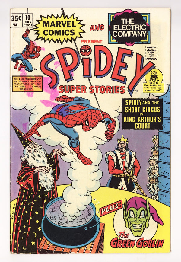 Spidey Super Stories Vol 1 10  VG (4.0)   (1975)