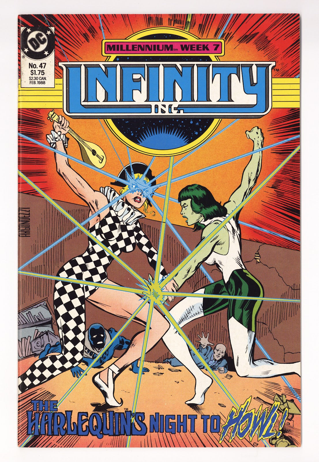 Infinity, Inc. Vol 1 47  Mid Grade   (1988)     