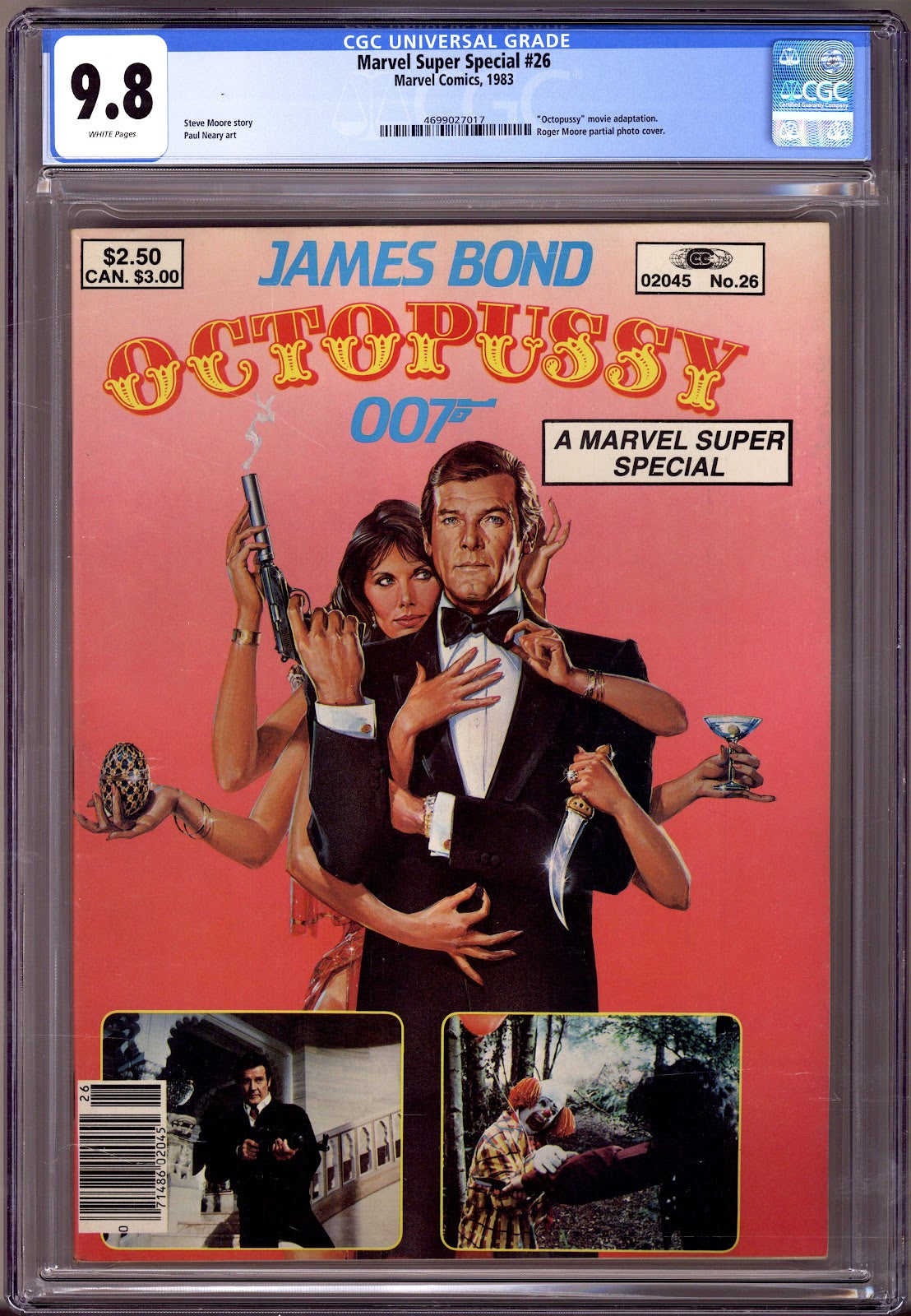 Marvel Super Special Vol 1 26 CGC 9.8 (NM/M) Octopussy  (1983)     