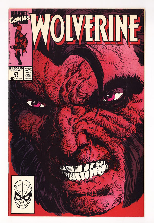 Wolverine Vol 2 21 High Grade (1990)